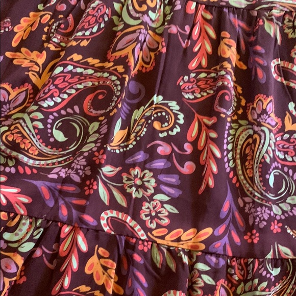 St Johns Bay NWT Lightweight Paisley Bohemian Print Dress - Picture 10 of 15